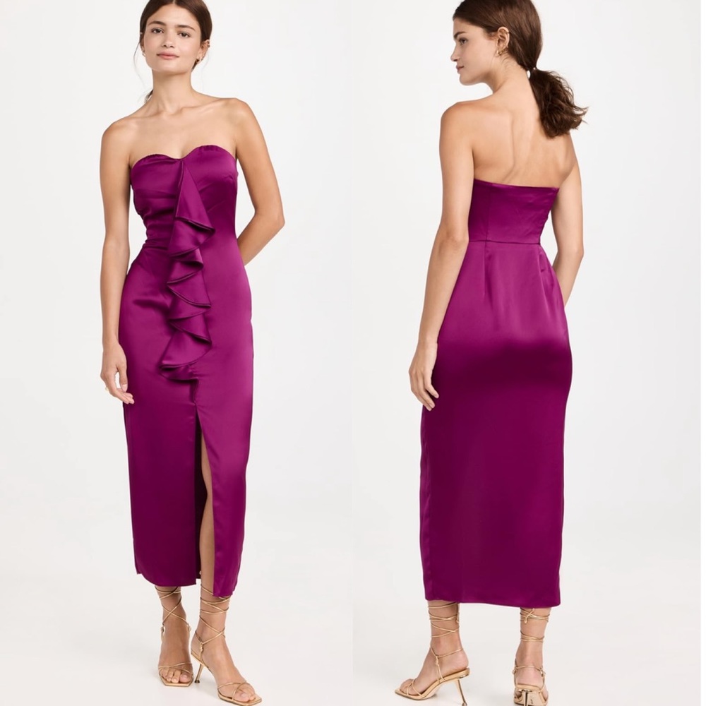 NWT Womens RAMY BROOK Venice Dress size 8 in Berry
